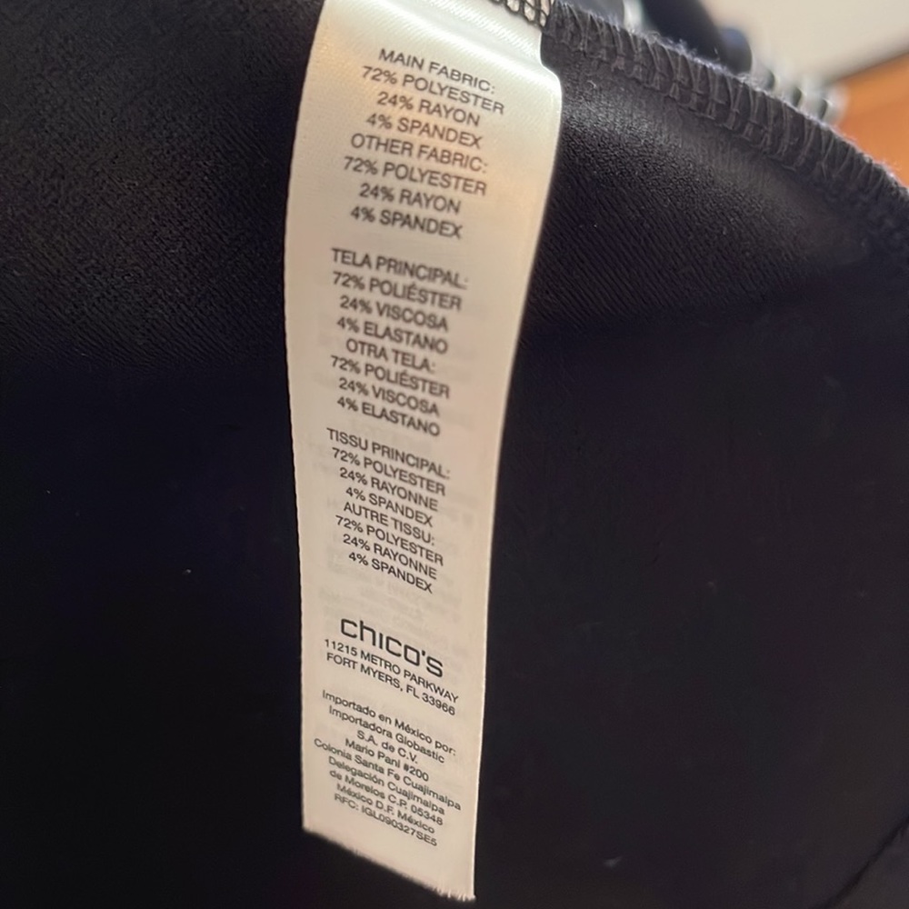 Chicos Black Open Face Euc Jacket - image 4